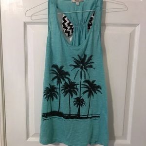 Blue tank top